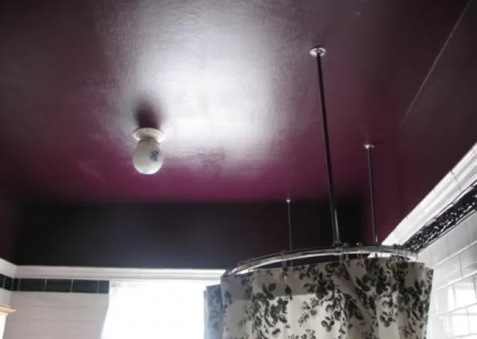 Фиолетовые натяжные потолки